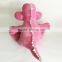 hot sell factory doll small pink dinosaur toy , stuffed baby plush dinosaur toy