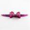 European Hot Sale Baby Girls Glitter Bowknot Elastic Hairband