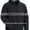 2015 Winter Style Wind Black Fleece Lined Men's Hoody Soft Shell Jacket