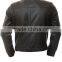Men's Biker Leather Jacket in Black