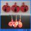 for daily decoration silicone metal keyring wholesale