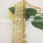 braid bullion wire metallic golden curtain trimming lace