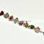 Rough Tourmaline Gemstones 925 Sterling Silver Bracelet