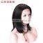 2# front lace shoulder length wig, middle length straight wig with high temperature fiber
