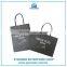 New design factory supply black kraft paper carry bag