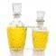 Fancy Square Unique Glass Whiskey Wine Decanter With Lids                        
                                                Quality Choice