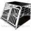 Small Alu double door dog crate cage best price