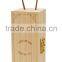 FSC pine wood wine box empty wine box decorative wine box