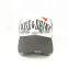 Custom Black Cotton Blank Plain Frayed Distressed Strapback Baseball Cap
