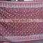 Red color printed quilts / Cotton voile soft quilts cover / Sanganeri printed indian quilts