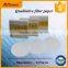 Aoke brand 12.5cm oil qualitative filter paper manufacturer supply