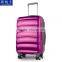 Fashion Design Eminent Polyester Trolley Hard Side ABS Luggage Case