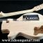 DIY Electric Guitar Kits with hardware Solid Mahagany Body Tiger Maple Top MX-002