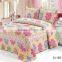 3-Piece Coverlet and Shams Set Queen Quilted Bedspreads Cotton Printing