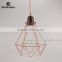 European Country Favorite Copper Cage Pendant Lamp Made By Iron Wire,Iron Cage Edion Bulb Cage