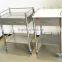 High quality medical trolley for dentist,mobile stainless steel trolley