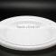 Hot sale 7 ''*9'' oval shape White plastic PS plate take away