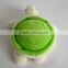 creative hot-seeling lovely cartoon animal style green turtle stuffed fridge plush toy doll with magnet