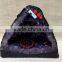 Natural Rock Triangular Amethyst Geode Crystal Ornaments