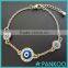 Women fashion Jewelry Lucky Evil Eye charm Beads Chain Bracelet