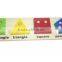 Geometric board wooden blocks toy kids