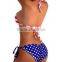 Domi Factory Flag Printed 2 piece Removable Pad Bathing Suits Women Bikini