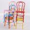 New model clear resin thonet chair