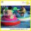Battery powered radio control toy UFO boat water theme park water bumper boat for kids