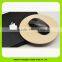 15012 Competitive price PU leather laptop round shape mouse pad