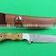 OEM Fixed competitive price damascus steel knife for outdoor