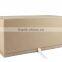 Custom brown kraft paper box folding cardboard paper box with ribbon