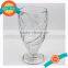 Factory outlets 2015 new design flower drinking glass cup