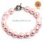 wholesale custom lucky charm shell pearl bracelet