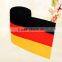 Colored Germany flag knitting polyester elastic webbing