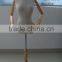 female bust dress form mannequin with articulated wooden arms & base