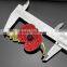 2015 Wholesale Red and Green Fashion Pins Crystal Poppy Bridal Jewelry Brooches Bouquet