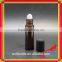 Fashion small empty roll on perfume bottle glass amber 10ml 15ml with roller ball