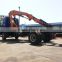 SQ160ZB3,8t heavy crane with folded boom