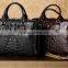 Crocodile Leather Executive Briefcase for Men Custom Old Fashion Briefcase
