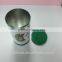 round shaped coin tin box