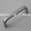 Bent Matte silver aluminum alloy bathroom door handle V