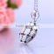 Royal Silver Pendant CZ stones 925 Silver Charm European Jewellery Gift for Party hancraft Charm PETY030