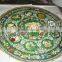 Round Malachite Coffee Table Tops, Pietre Dure Table Top