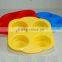 Silicone 4 Cavities Cup Muffin Baking Mould Cake Pan