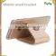 China Best manufacturer mobile phone solid wood brackets wooden support brackets for cellphone