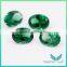 Synthetic sapphire Nanosital #2092 color green oval cut for sale