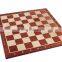 CHW32 Flat (Mahogany & Sycamore) Wooden Chess Board: Size # 5