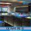 2016 new products modern led liquid art deco dining table,interactive liquid coffee table