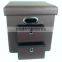 household foldable multipurpose leather storage box with drawer