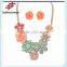 No.1 Yiwu Exporting Commission Agent Wanted Western Style Garment Necklace Set Earring Jewelry Set for Young Girls
